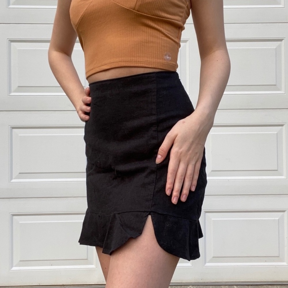 Abercrombie mini skirt black